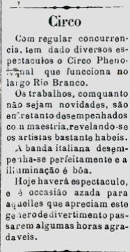 Fonte: Biblioteca Municipal de Leopoldina, 2018. - Gazeta de Leopoldina, n° 05, ano 7, 19 de maio de 1901, pág. 1